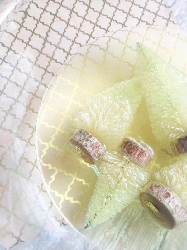 How to Bleach Bottle Brush Trees The Homespun Hydrangea