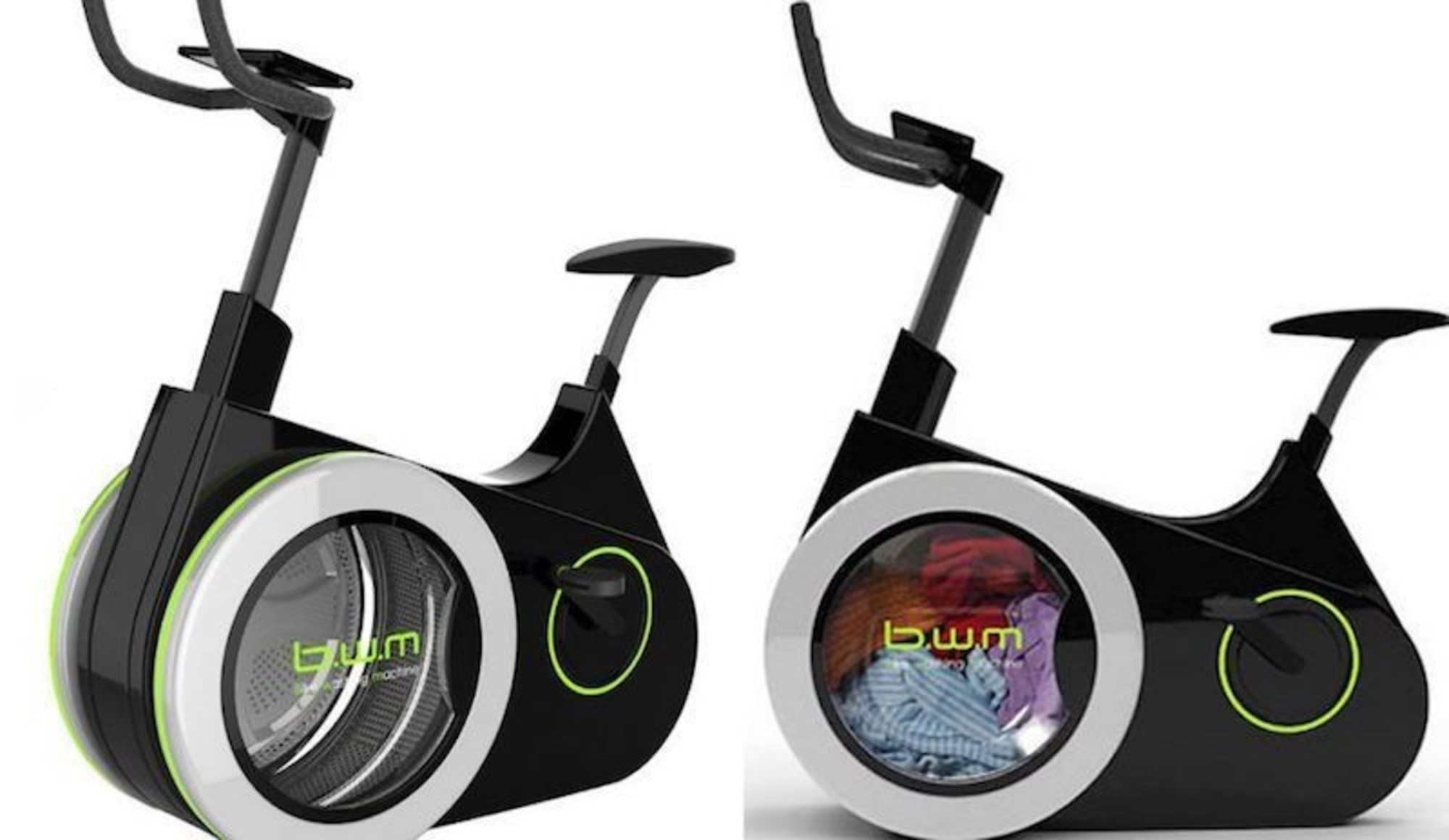Innovative Bike Powered Washing Machines, Wash Your Clothes Off The