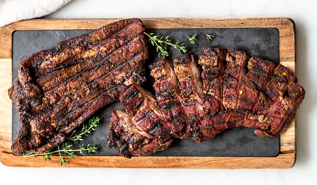 TheHonestBison Smoked Venison Brisket w/ Spicy Coffee Rub The Honest