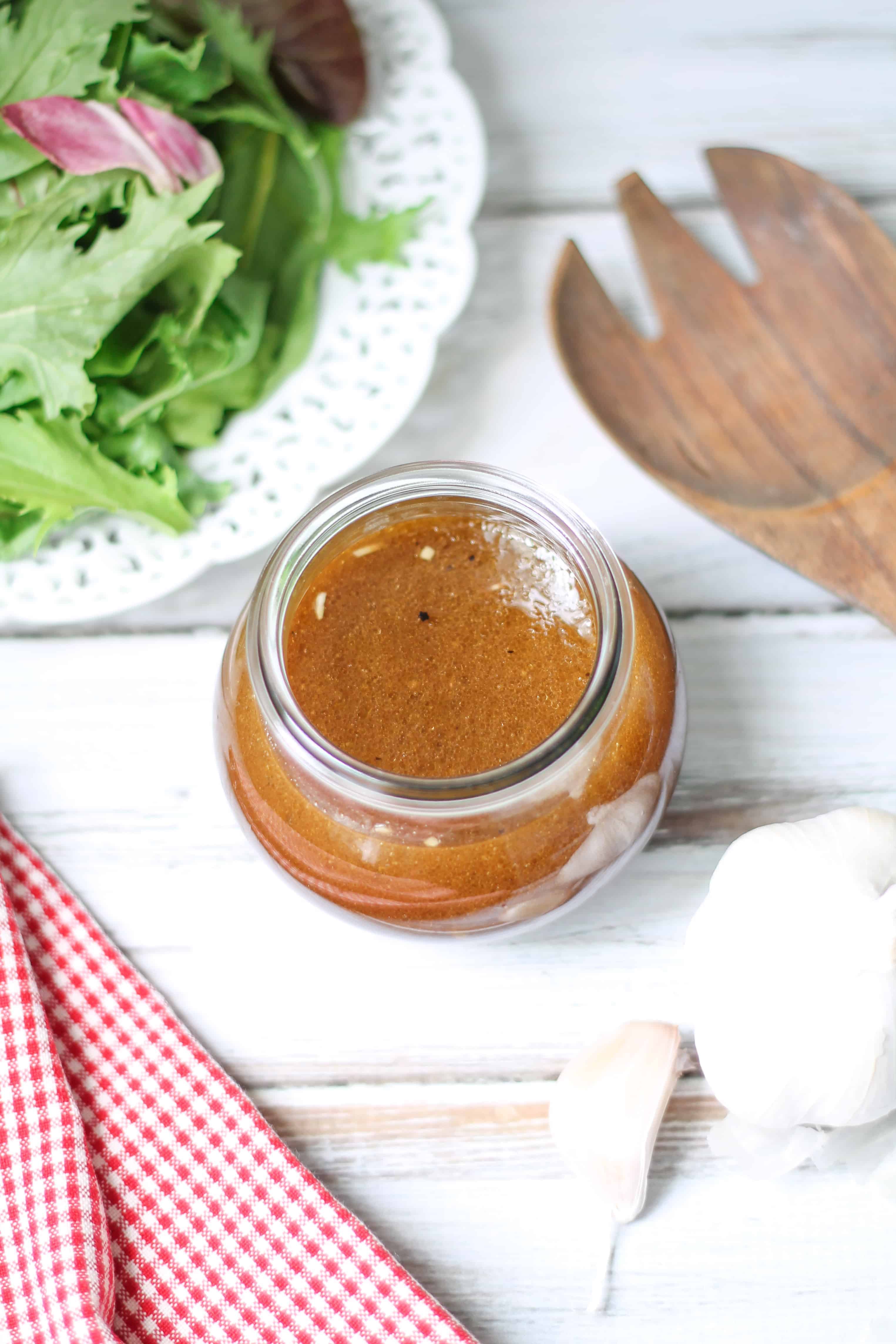 Easy Balsamic Vinaigrette Dressing Vegan & Gluten Free The Honour