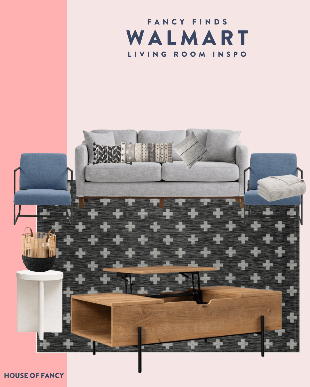 Living Room Inspo with Walmart House of Fancy