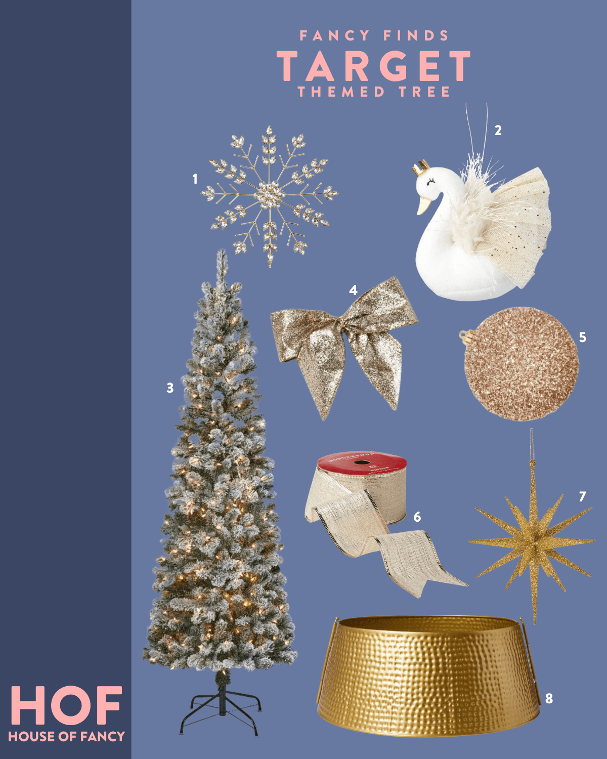 Themed Christmas Trees from Target House of Fancy