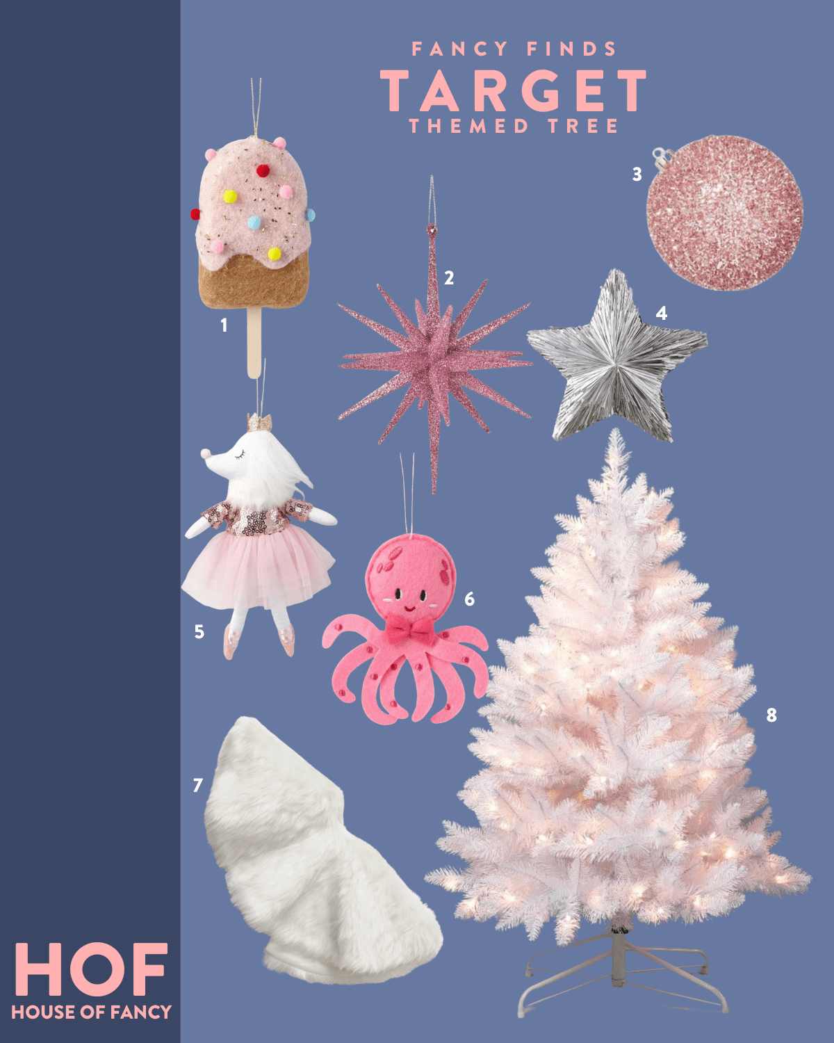 Themed Christmas Trees from Target House of Fancy