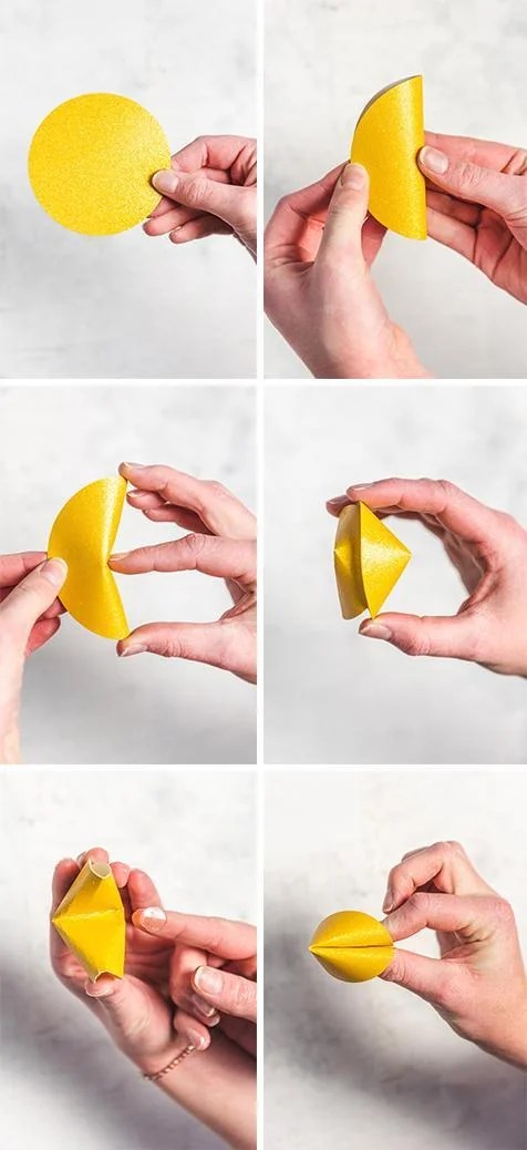 DIY Paper Fortune Cookies and Printable Box - The House That Lars Built
