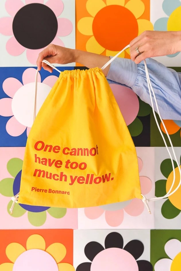 How to Turn a Tote into a Drawstring Backpack The House That Lars Built