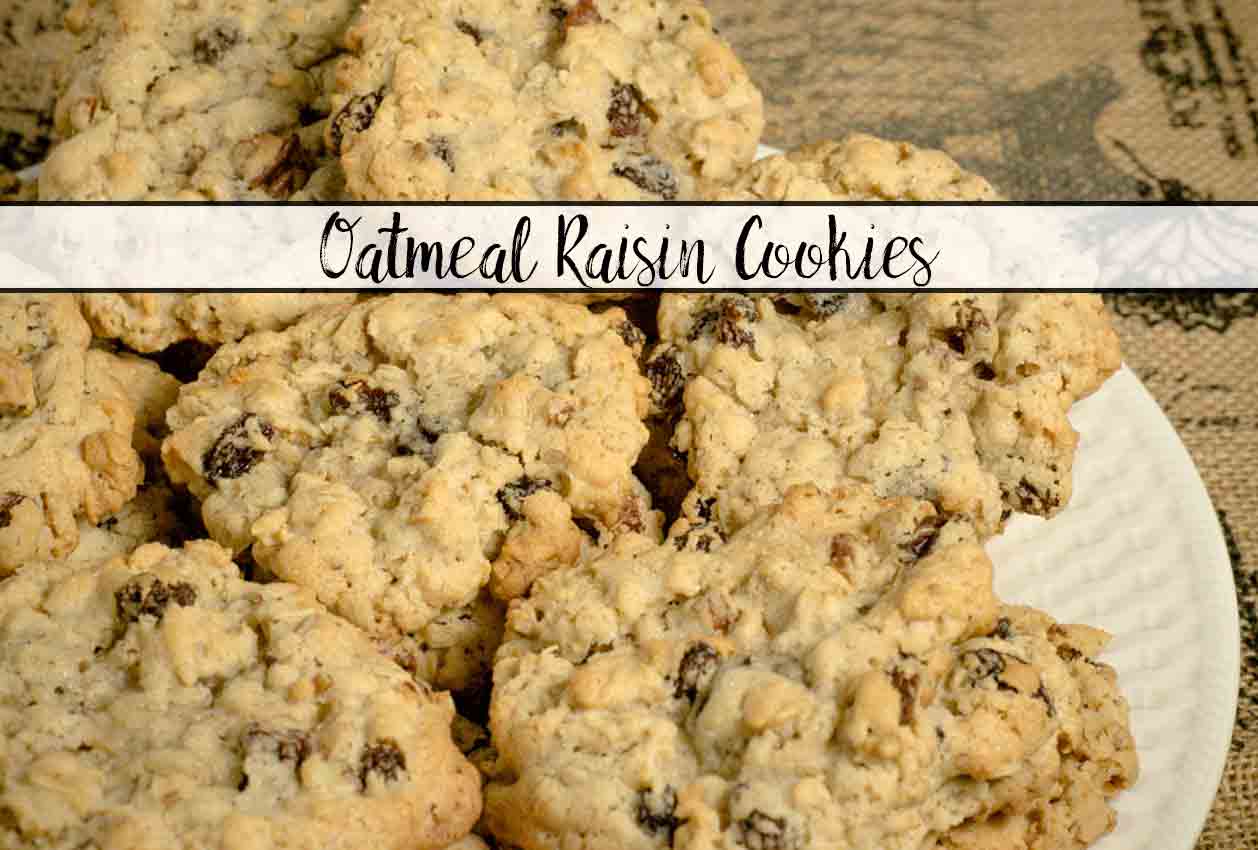 Soft and Chewy Oatmeal Raisin Cookies Recipe
