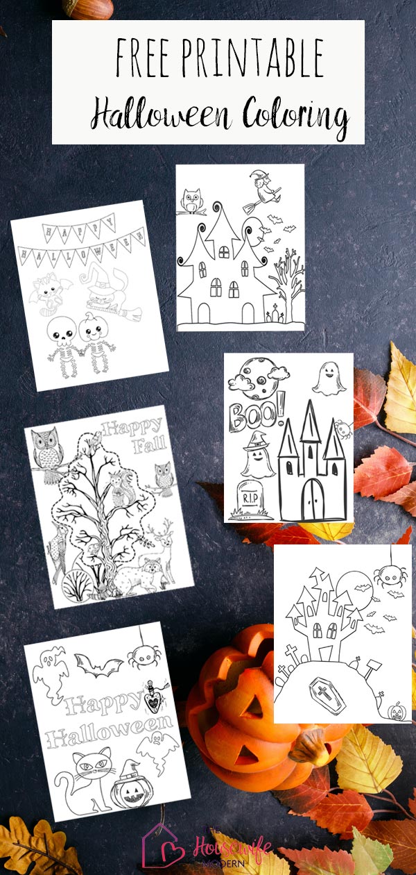 Free Printable Halloween Coloring Pages for Kids