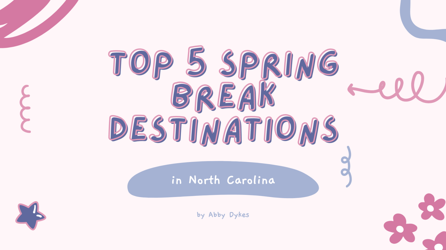 Top 5 spring break destinations in North Carolina The Howler