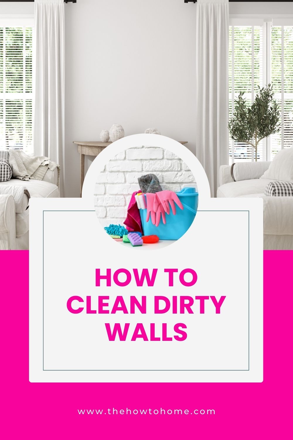 How to Clean Walls Fast and Easy The HowTo Home