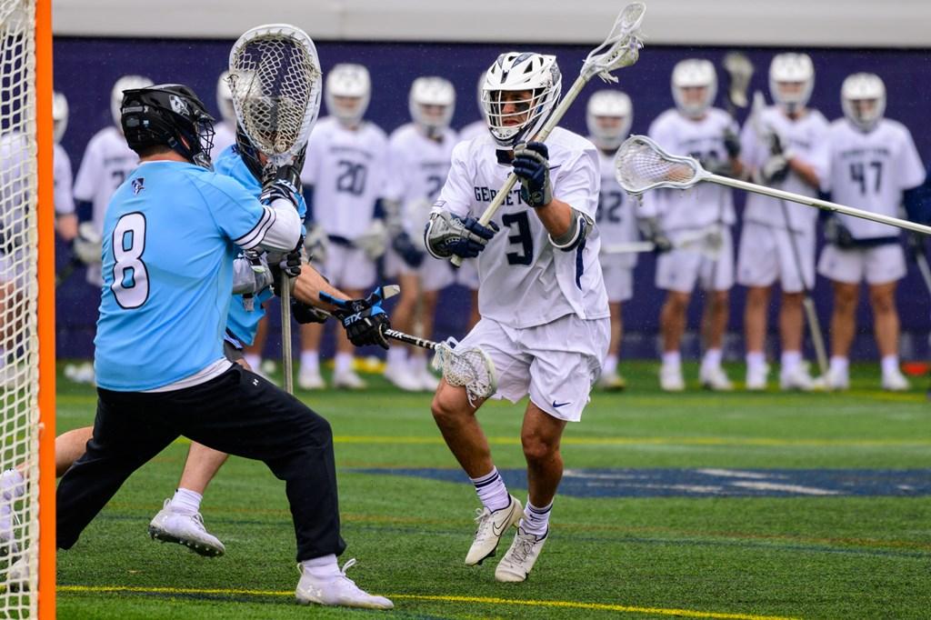 Men's Lacrosse Wins Whiteout Game in Whiteout Weather