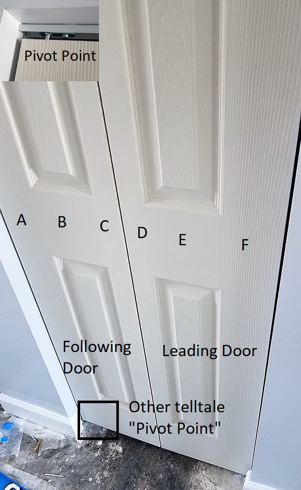 FAQ Bifold door knob location