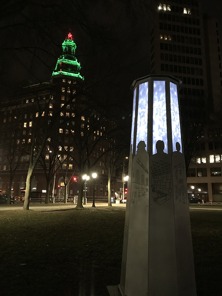 The “Yes” of Humanism Glows on the New Haven Green