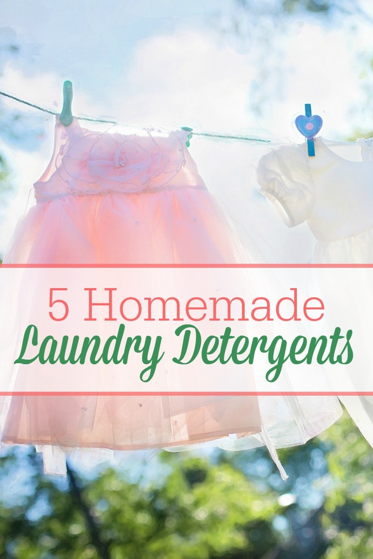 5 Homemade Laundry Detergents The Frugal, NonToxic Way to Clean Your
