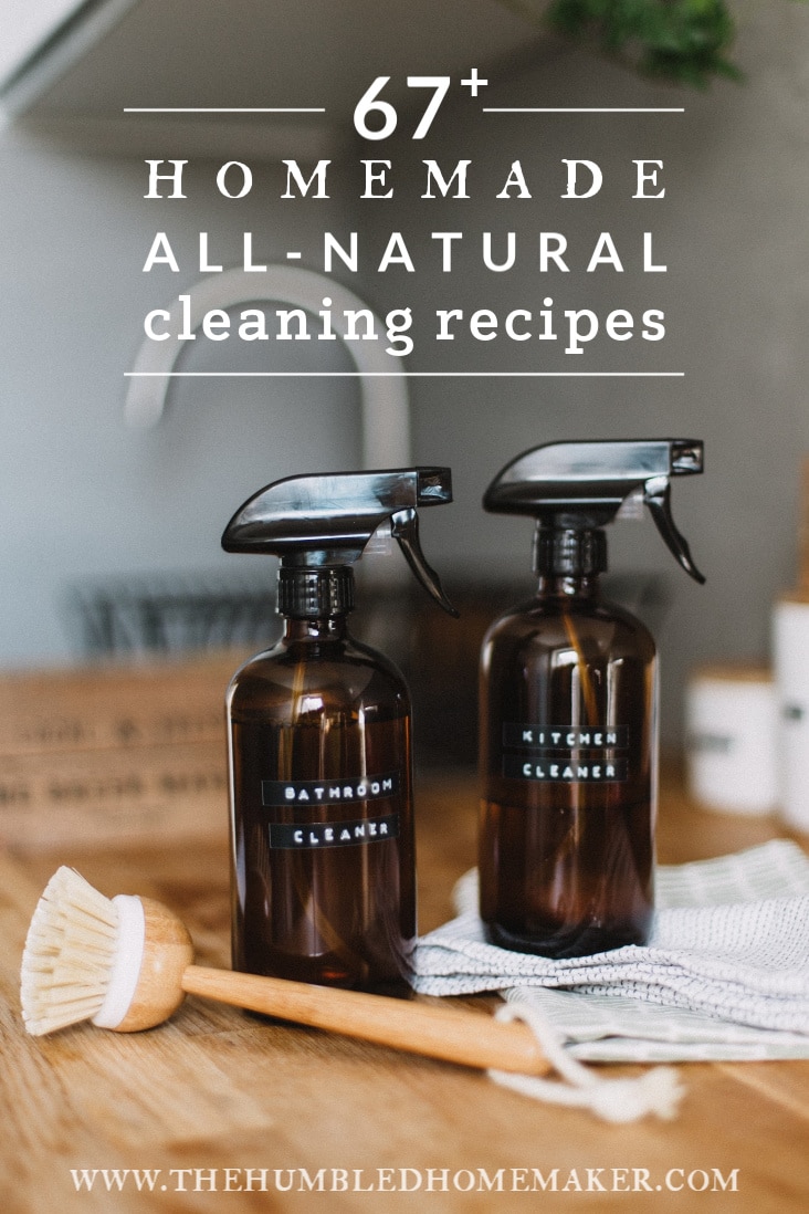 67+ Homemade, AllNatural Cleaning Recipes