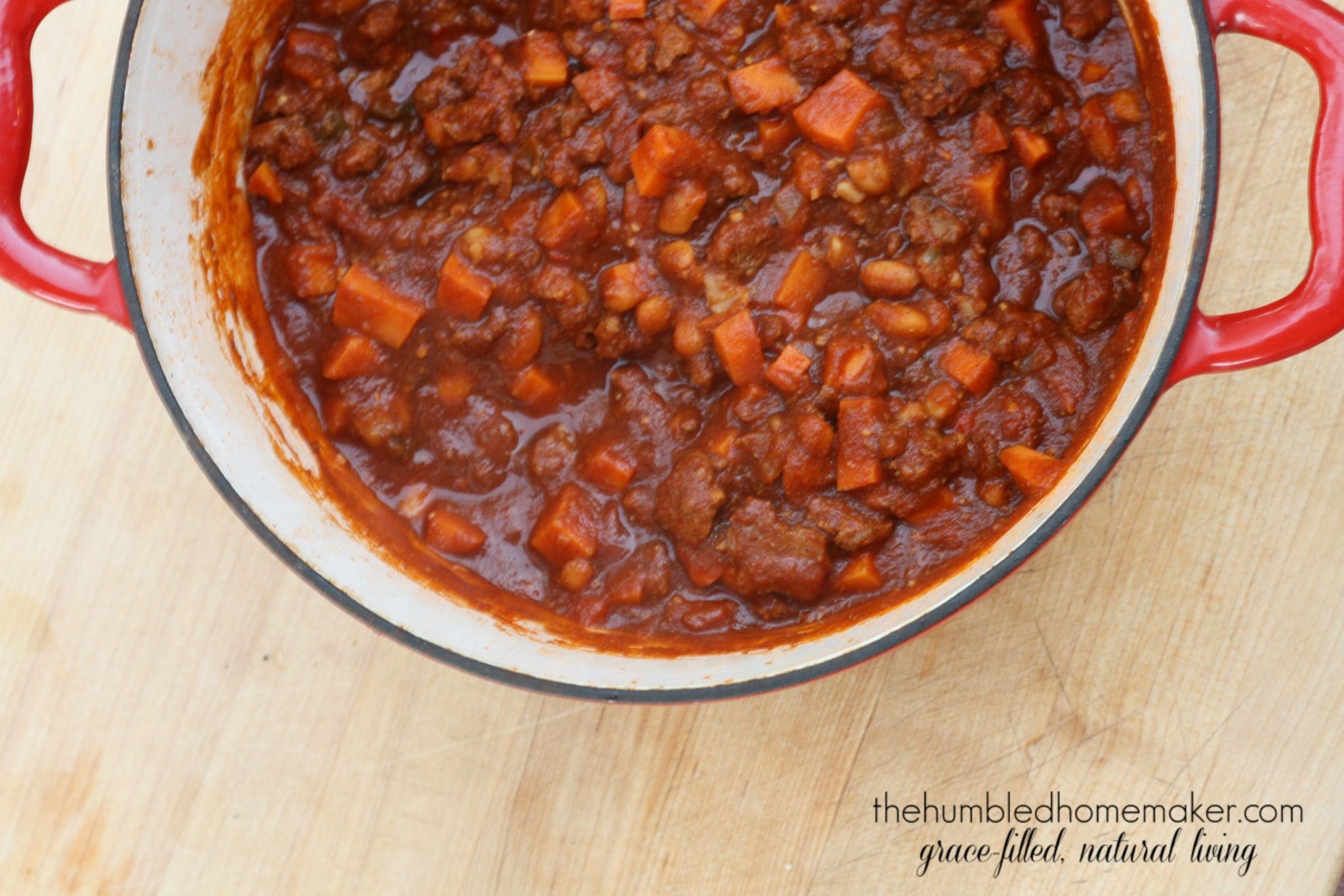 Instant Pot Sweet Potato Chili Recipe
