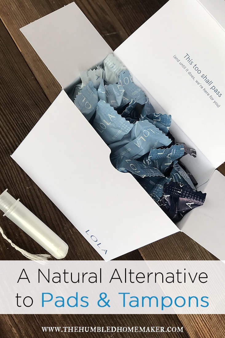 A Natural Alternative to Pads and Tampons