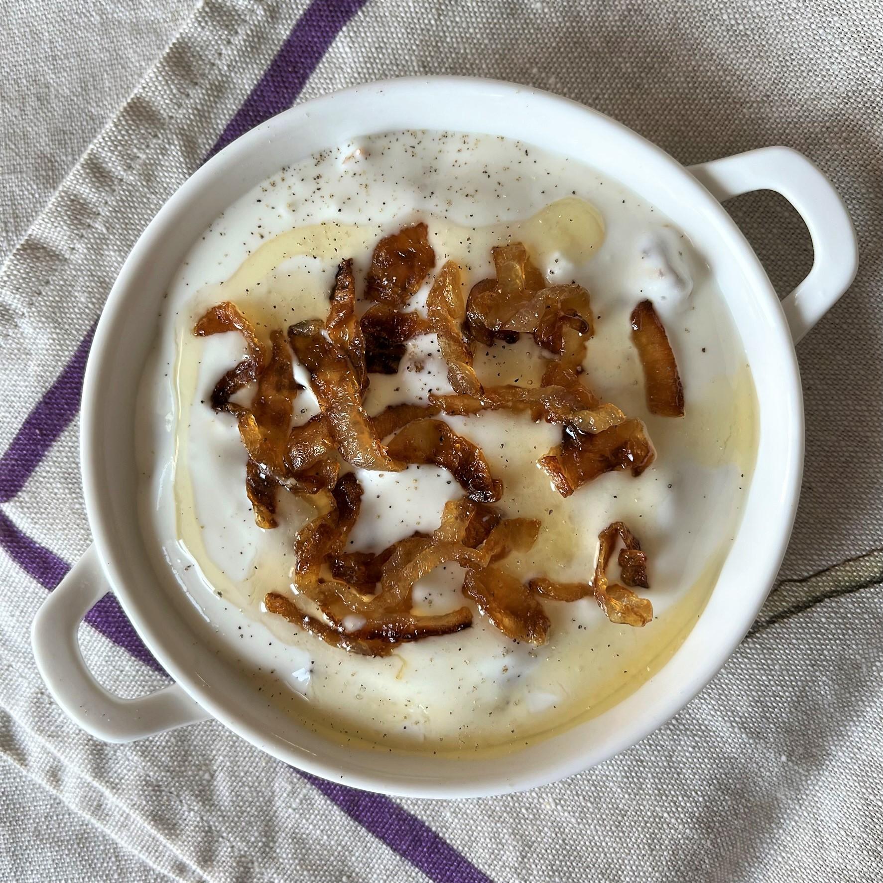 Whipped Cottage Cheese with Caramelized Onions The Hungary Soul