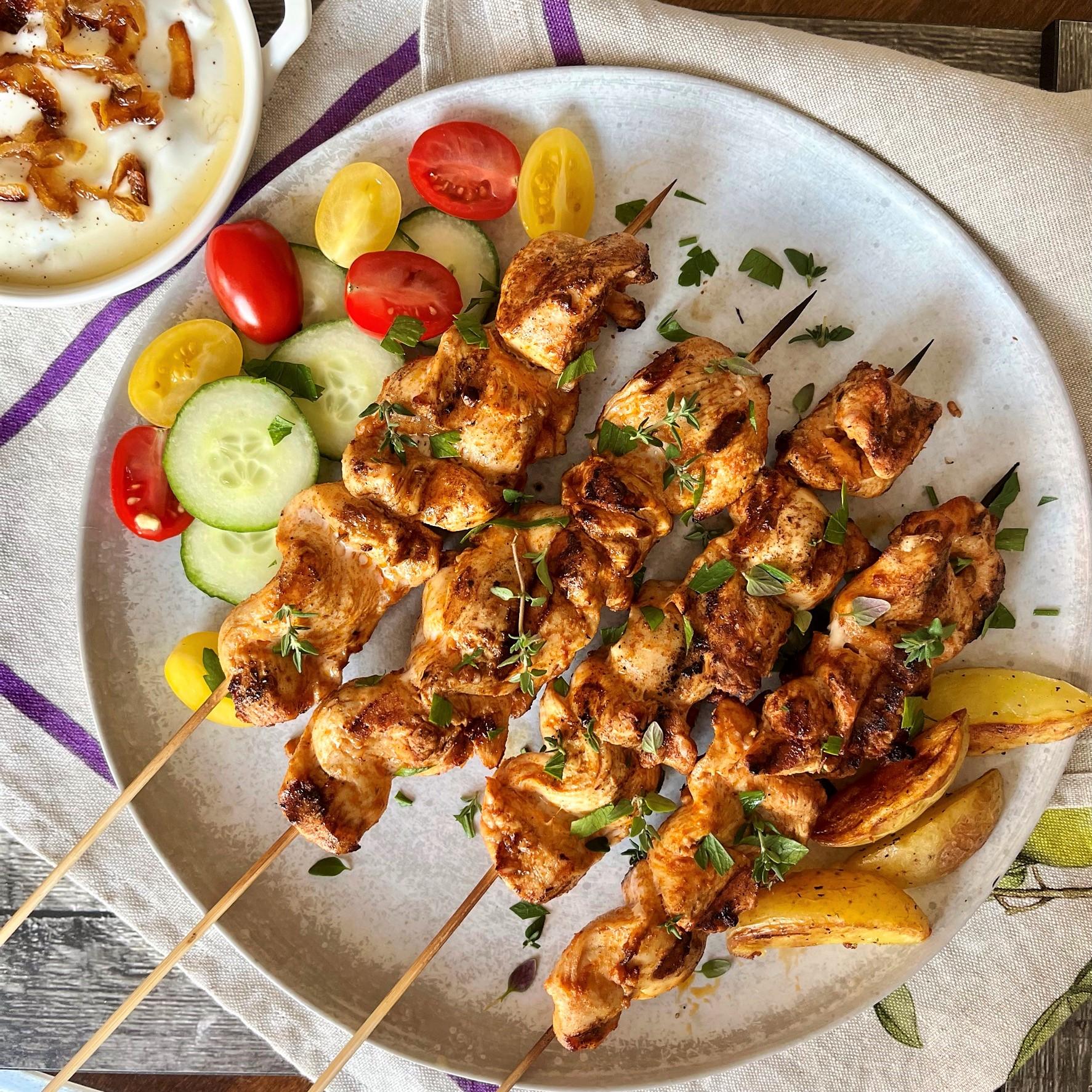 Grilled Paprika Chicken Kebabs The Hungary Soul