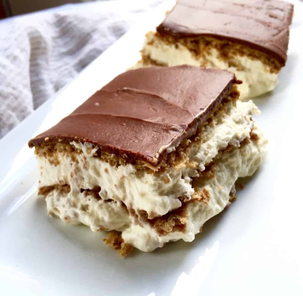 Chocolate Éclair Cake Recipe {NoBake Refrigerator Cake}