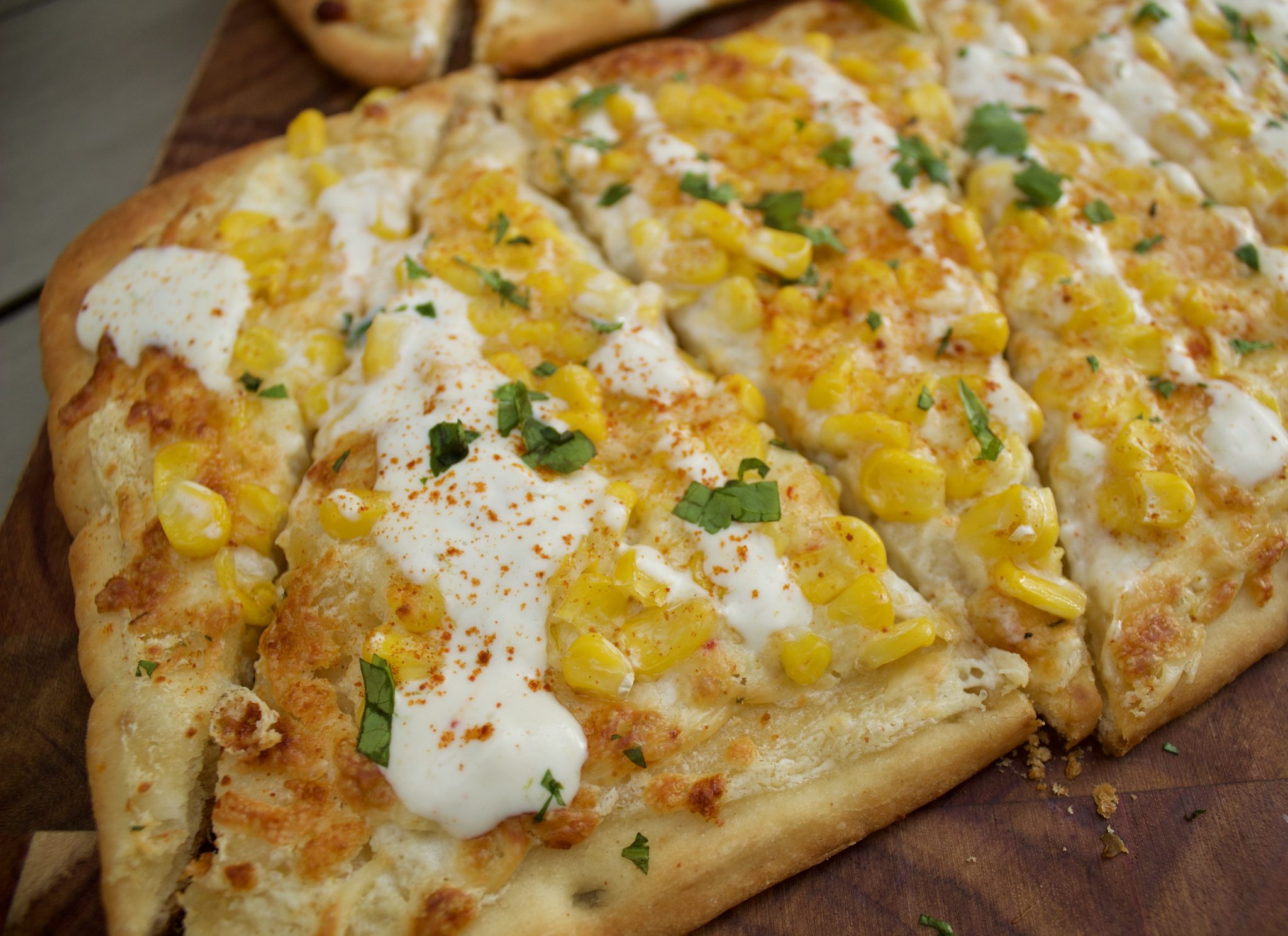 Mexican Street Corn Flatbread The Hungry Lyoness