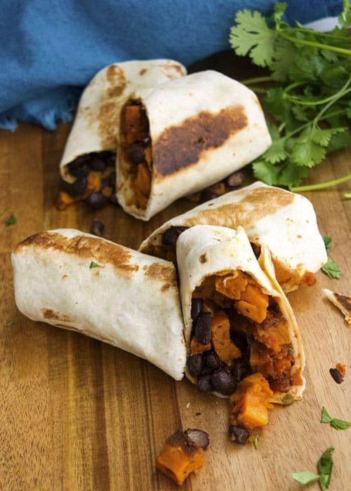 Sweet Potato and Black Bean Breakfast Burritos The Hungry Waitress