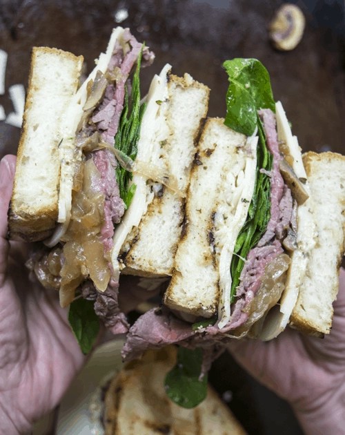 Steak Sandwiches with Pesto Mayonnaise The Hungry Waitress