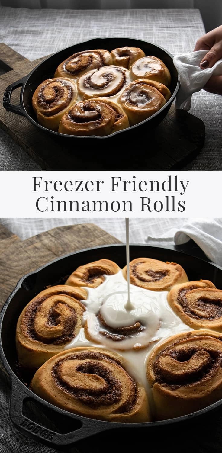 Freezer Friendly Cinnamon Rolls The Hungry Waitress