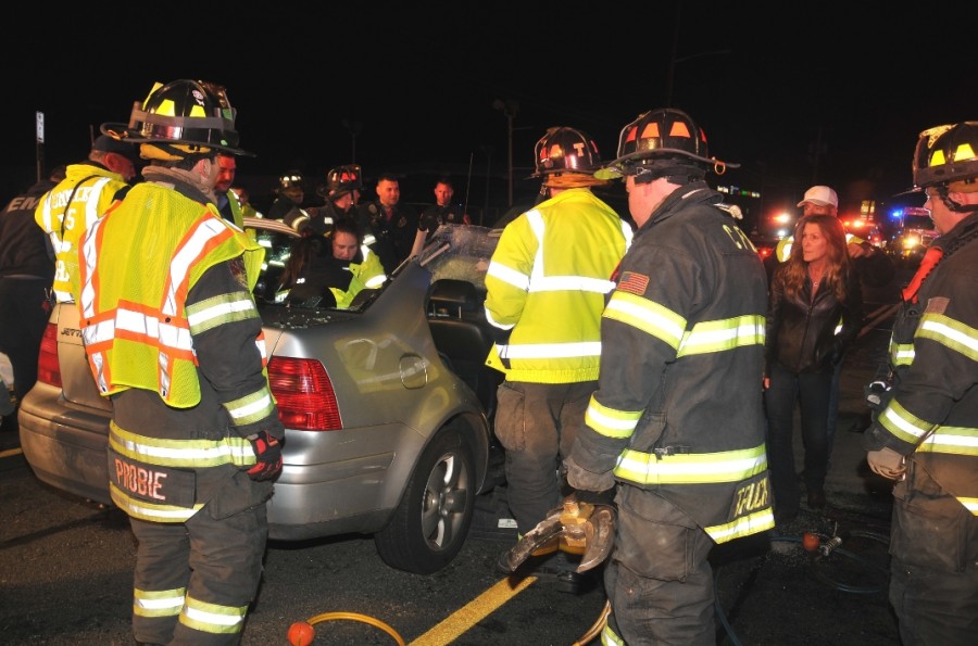 Commack Headon Crash Injures Two on Jericho Turnpike The Huntingtonian