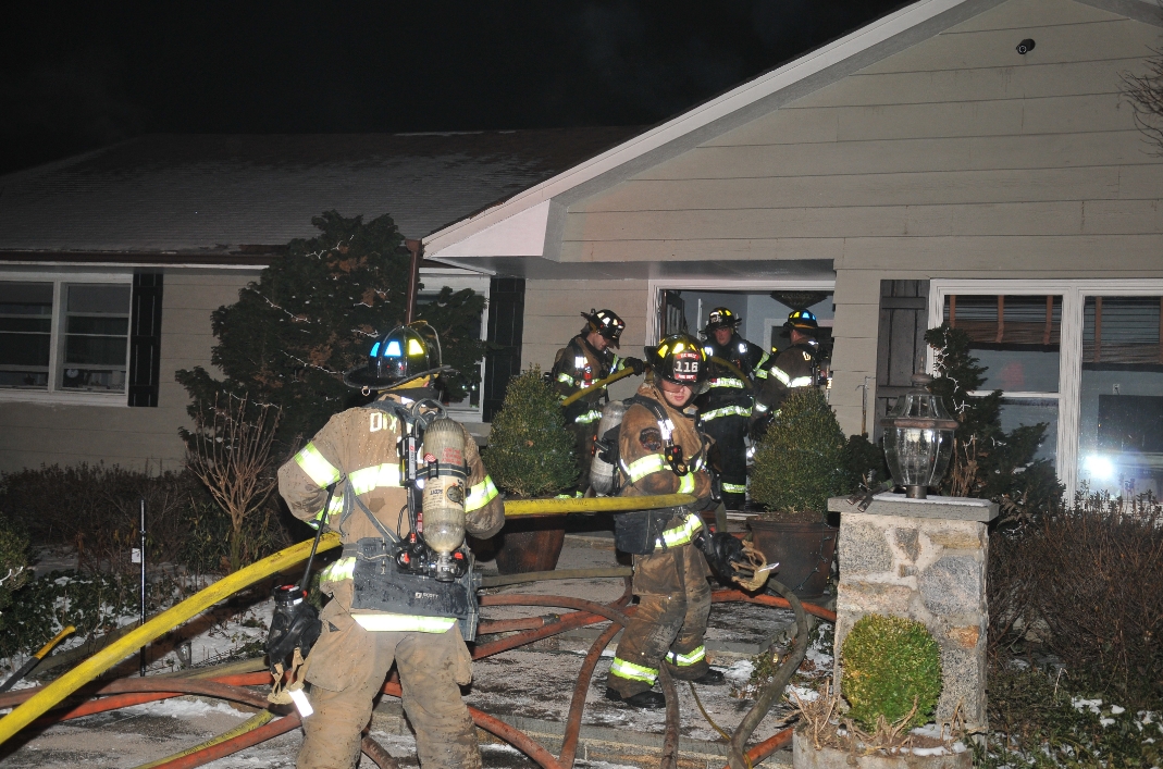 Dix Hills FD Battles Attic Fire The Huntingtonian