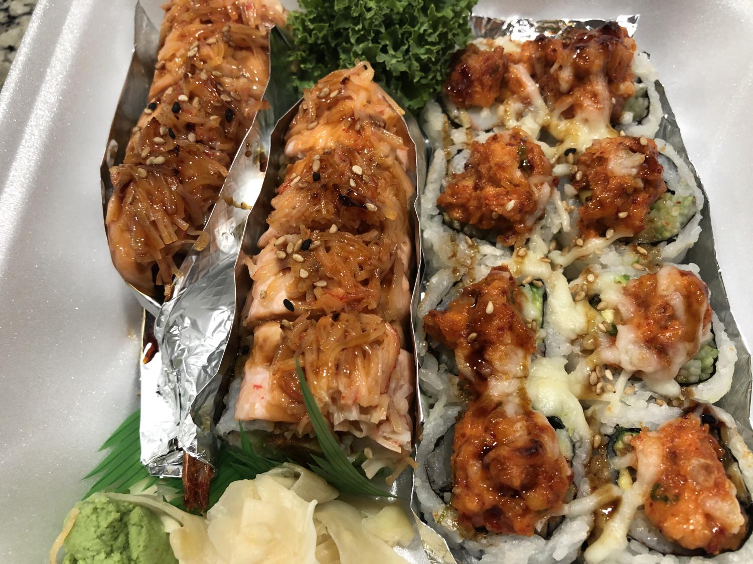 Sushi Dabu Extensive options, especially for those who don’t like raw