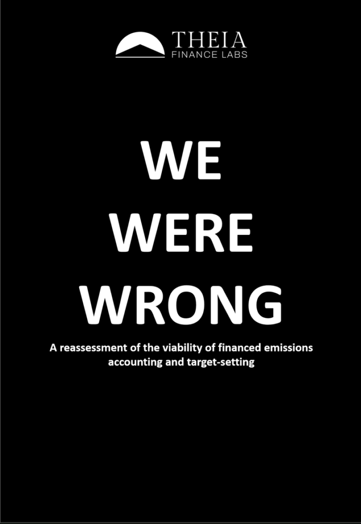 WE WERE WRONG Theia Finance