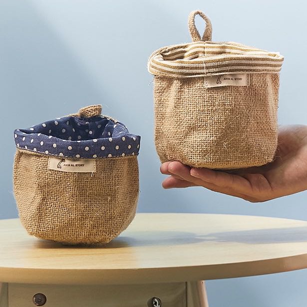 Jute Hanging Storage Basket The iambic