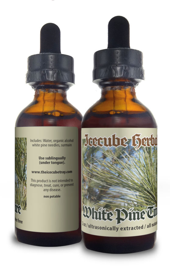 White Pine Tincture The Icecube Tray