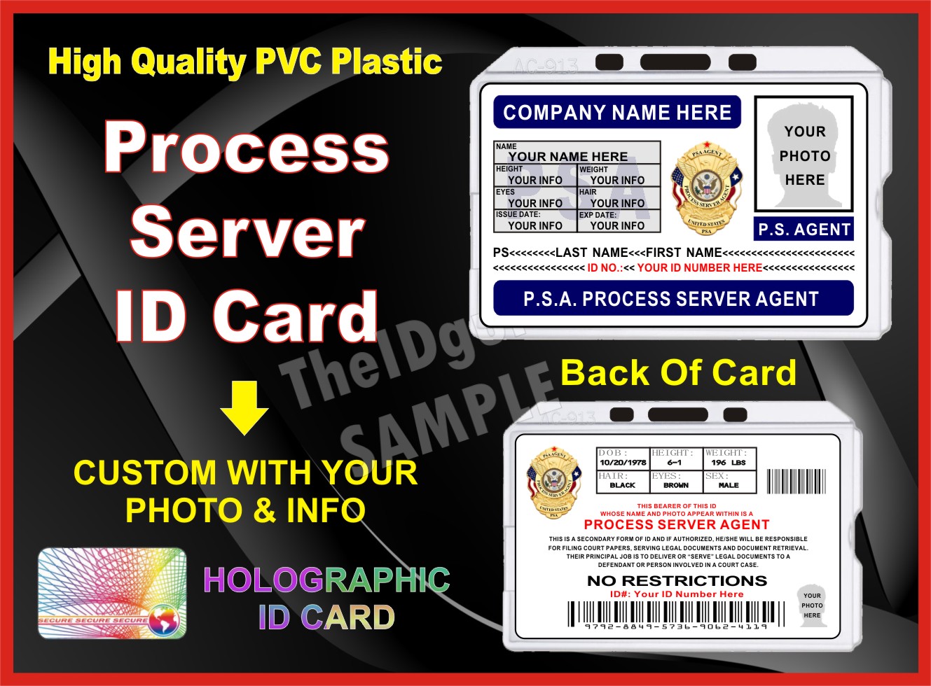 Process Server Business Cards Best Images