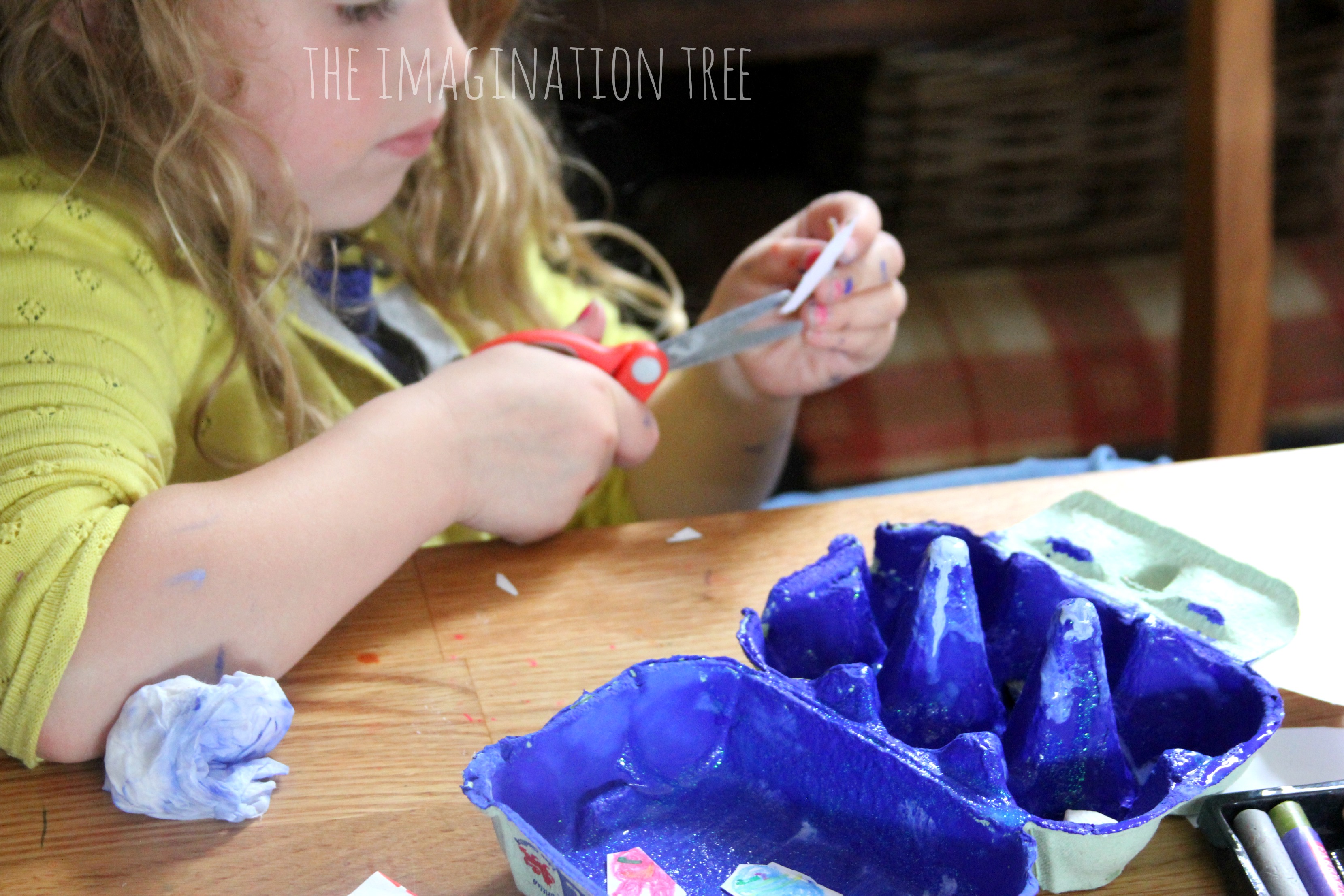 Egg Carton Ocean Craft The Imagination Tree