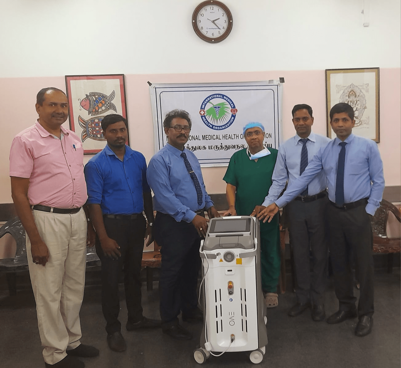 IMHO is donating a Machine to Break up the kidney stones to Jaffna