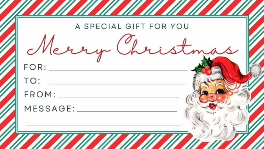6 Free Printable Gift Certificate Templates for Christmas - The