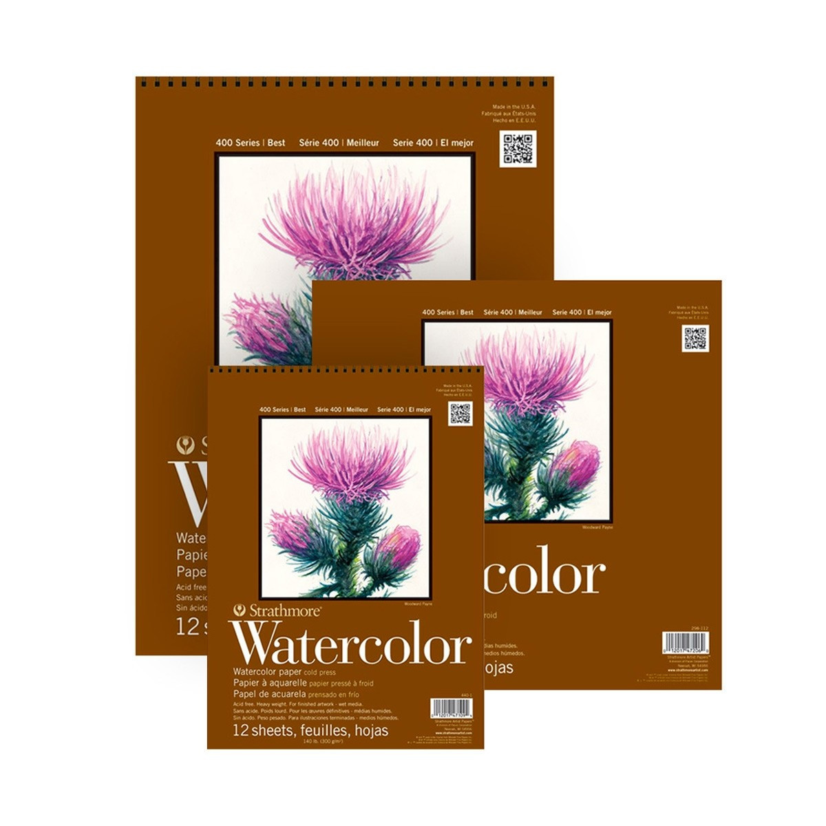 Strathmore 400 Series Watercolor Paper Pad 140lb The Ink Stone