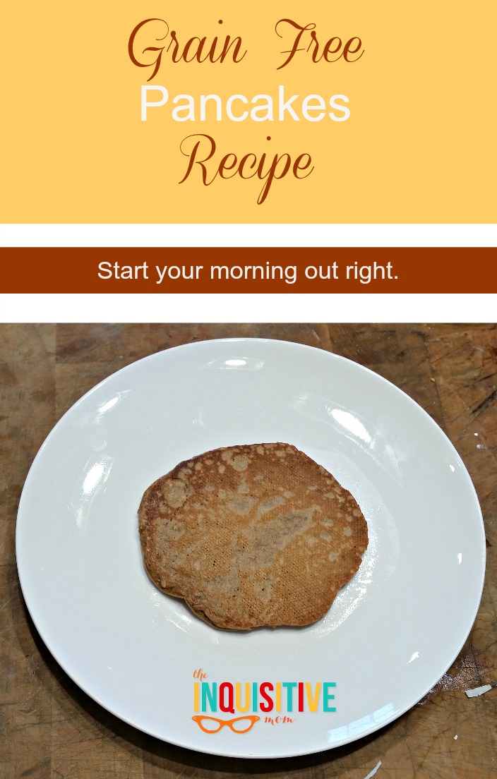 Grain Free Pancakes Recipe from The Inquisitive Mom.
