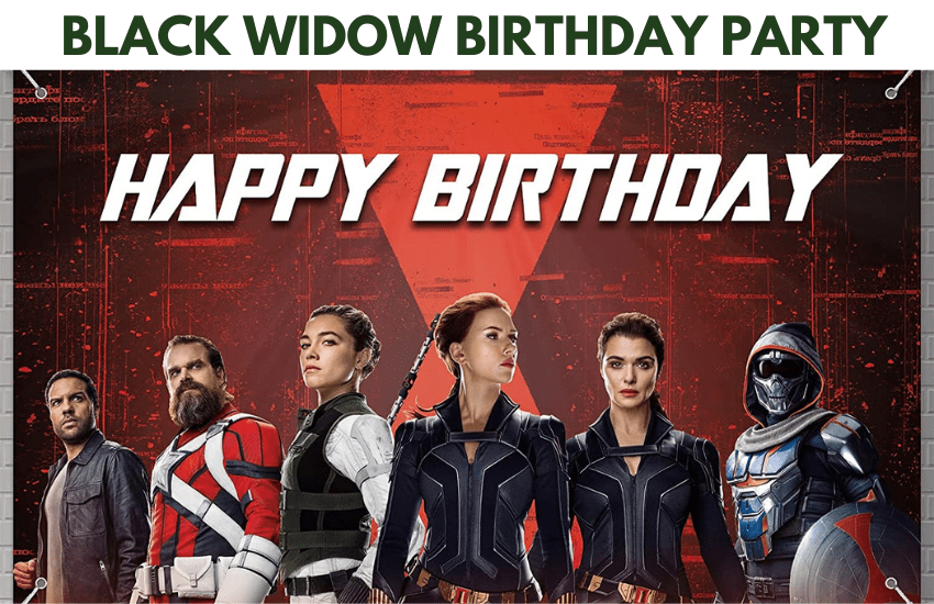 EPIC Black Widow Birthday Party Ideas The Inspired Holiday