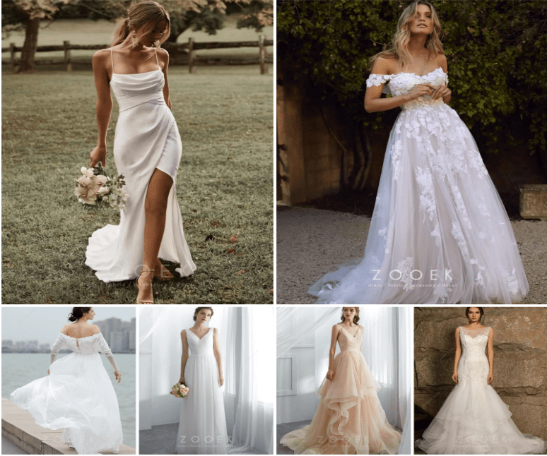 Wedding Dress Fabric Guide theInspireSpy