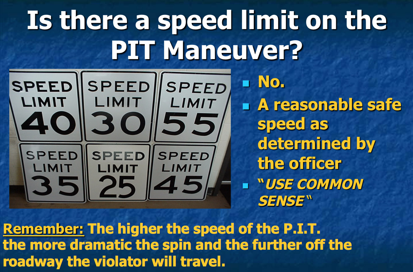 The PIT Maneuver Fast, Precise, and Deadly The Intercept
