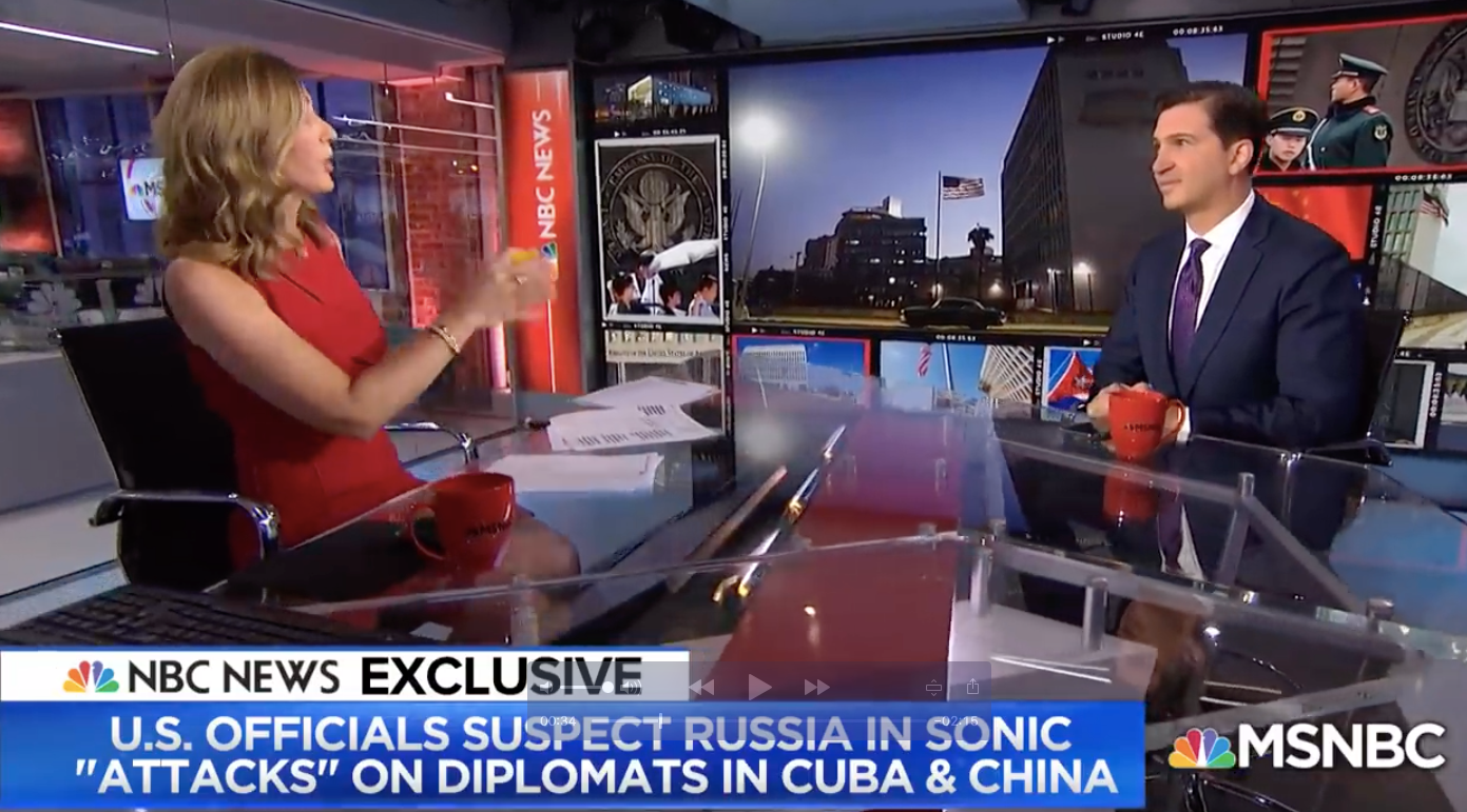 NBC and MSNBC Blamed Russia for Using "Sophisticated Microwaves" to