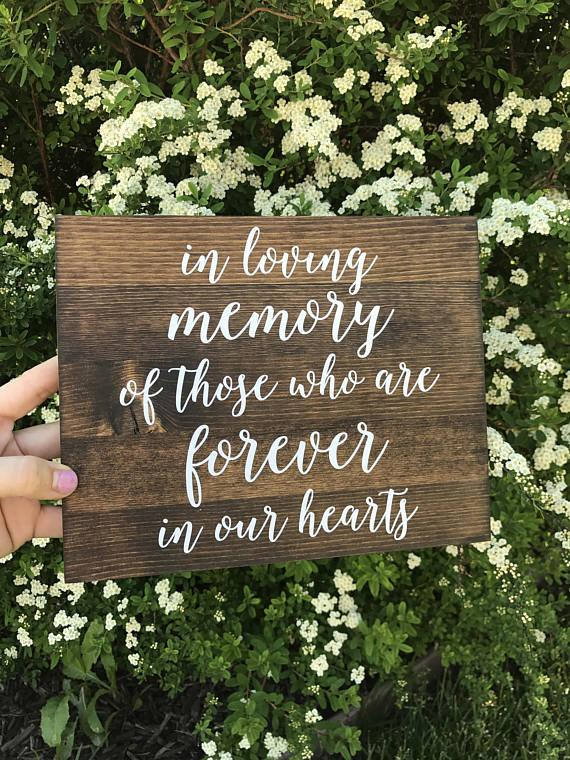 10 ways to remember lost loved ones at your wedding The