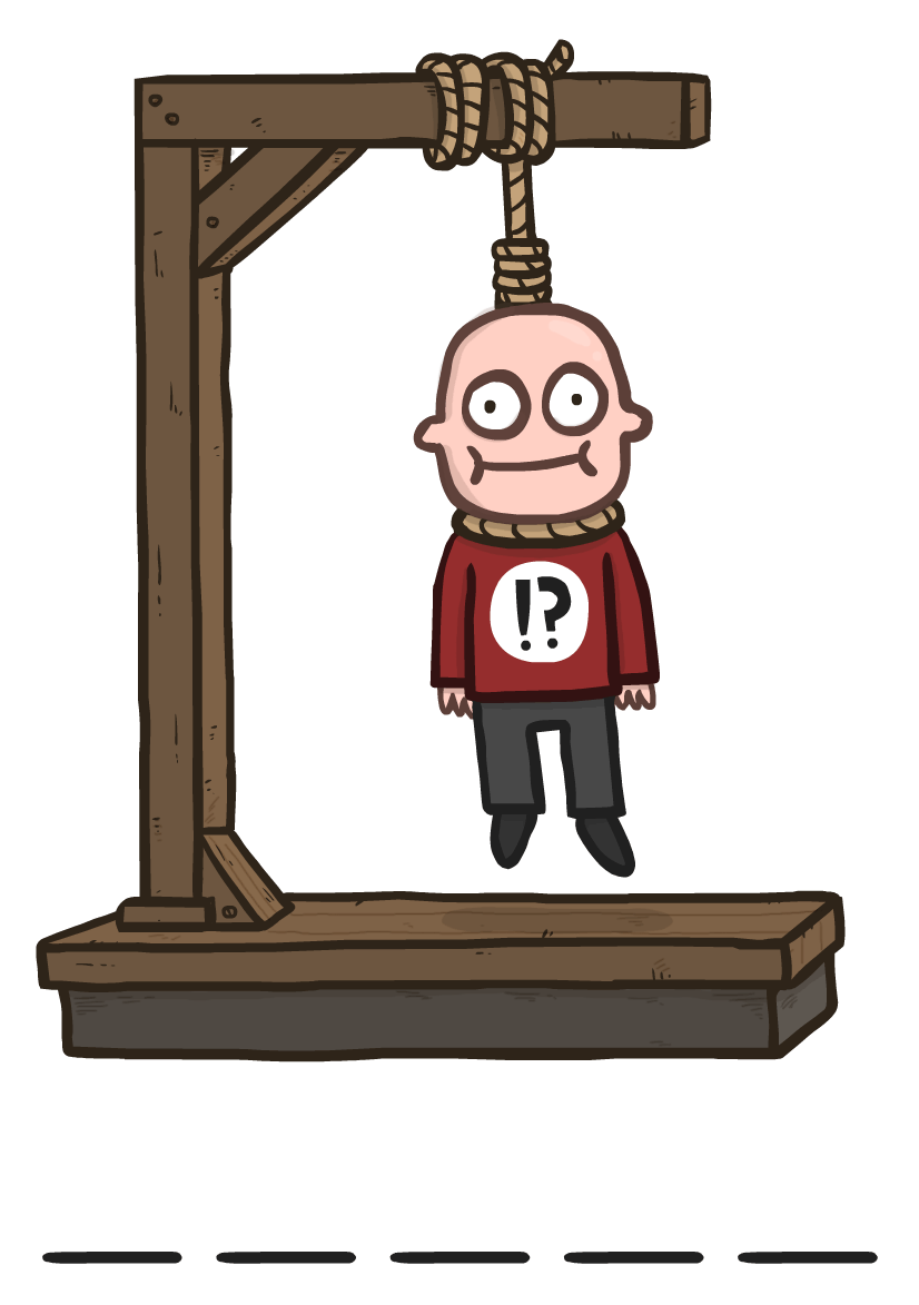 Want to Win Cool Shit!? Play Hangman with Us! The Interrobang