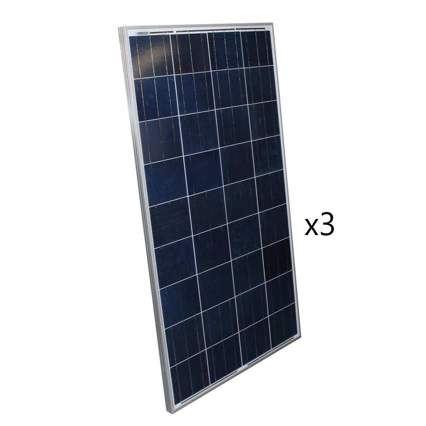 190 WATT SOLAR PANEL ALUMINUM FRAME GROUND / ROOF MOUNT