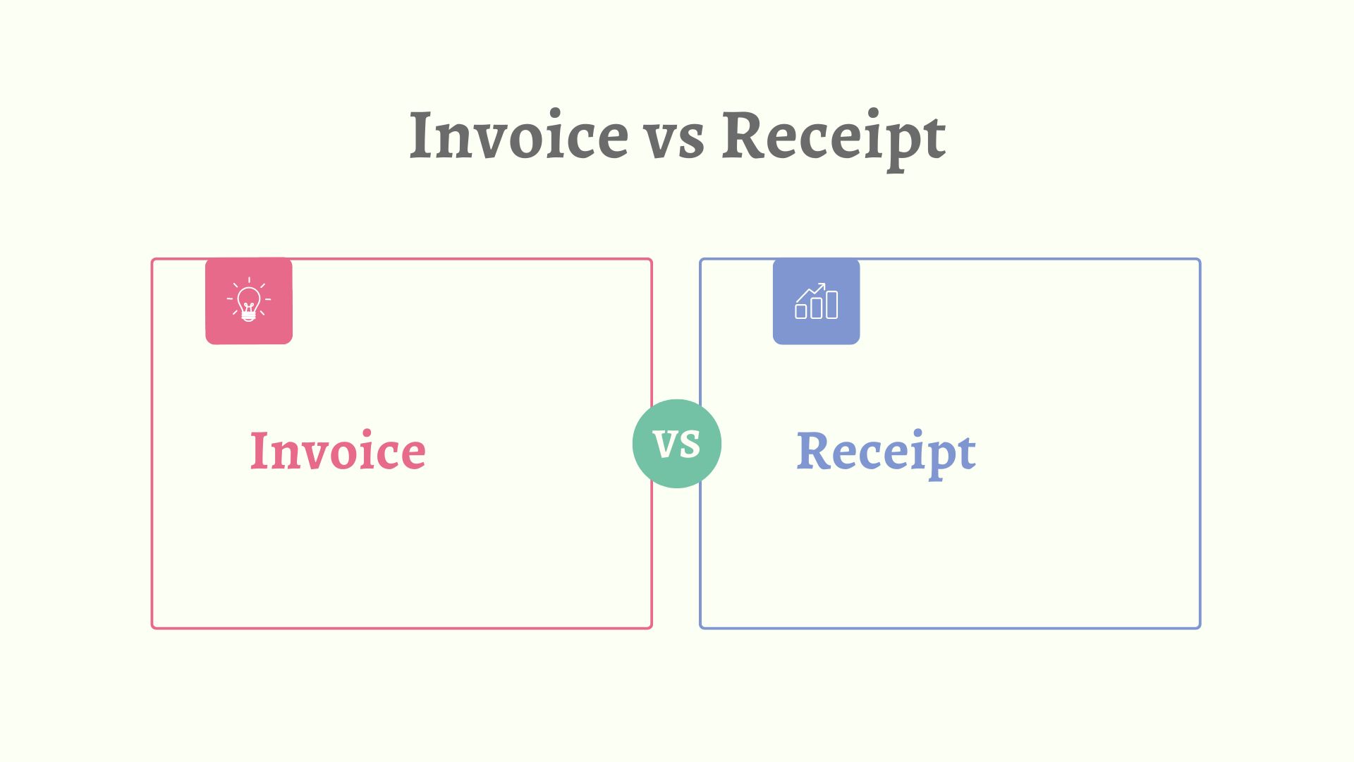 Invoice vs. Receipt What’s the Difference? TheInvoiceGuide