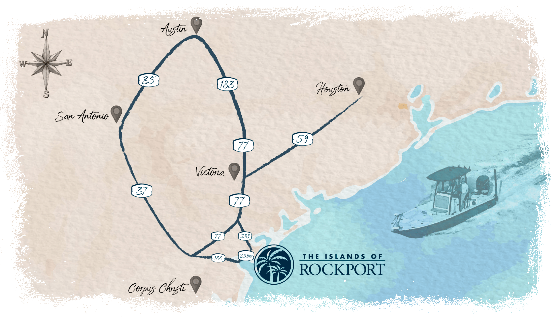 Waterfront lots for sale in Rockport, TX Islands of Rockport