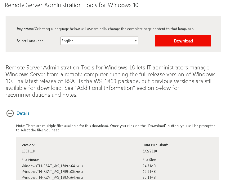 Installing Active Directory Users and Computers MMC Snapin on Windows