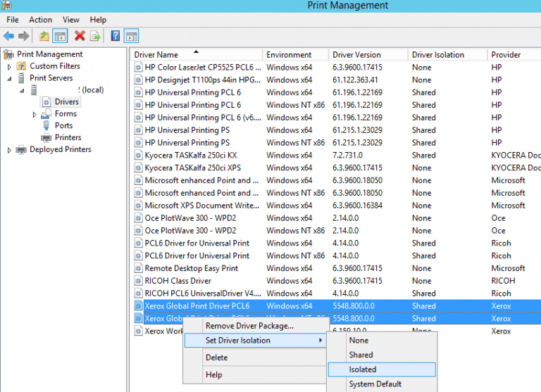 Windows Server 2008 Print Job is Stuck in the Queue